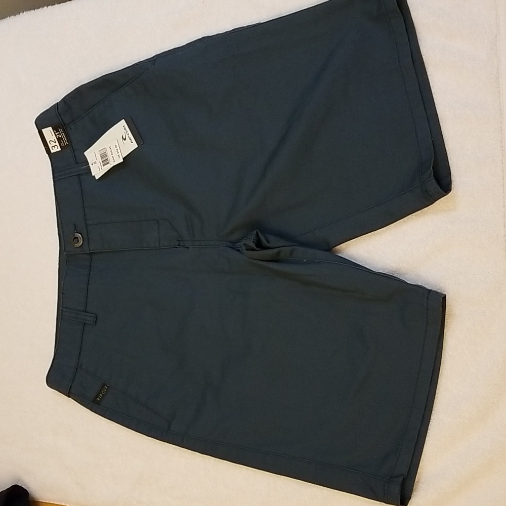 Rip Curl 32" Waist 10" Inseam Dark Blue Shorts